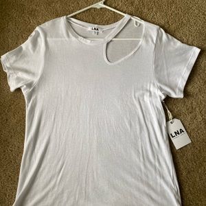 NWT LNA Distressed / Ripped T-Shirt